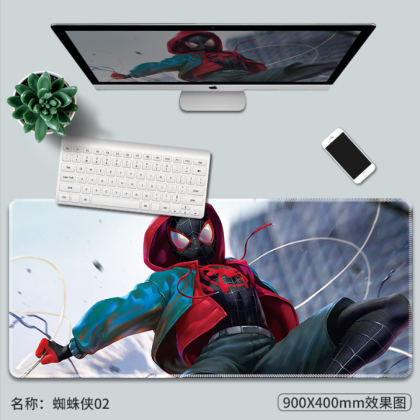 Marvel Spider-Man Anime Print Mouse Pad: Extra-Thick for Wrist Comfort, Extra-Large for Smooth Gaming/Work!