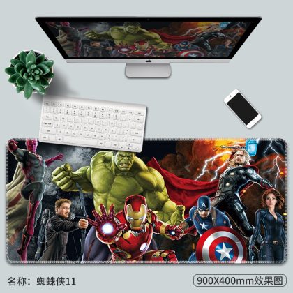 No More Slipping/Tired Wrists! Spider-Man Marvel Anime Printed Extra-Thick & Extra-Large Mouse Pad