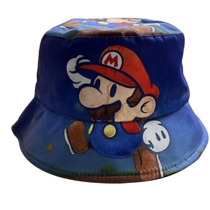 Super Mario Anime Printed Bucket Hat
