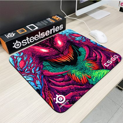 SteelSeries x CSGO Esports Gaming Mouse Pad - Large Size, 4mm/6mm Thick, Smooth Fine Surface with Vibrant CSGO Art for PC Gaming