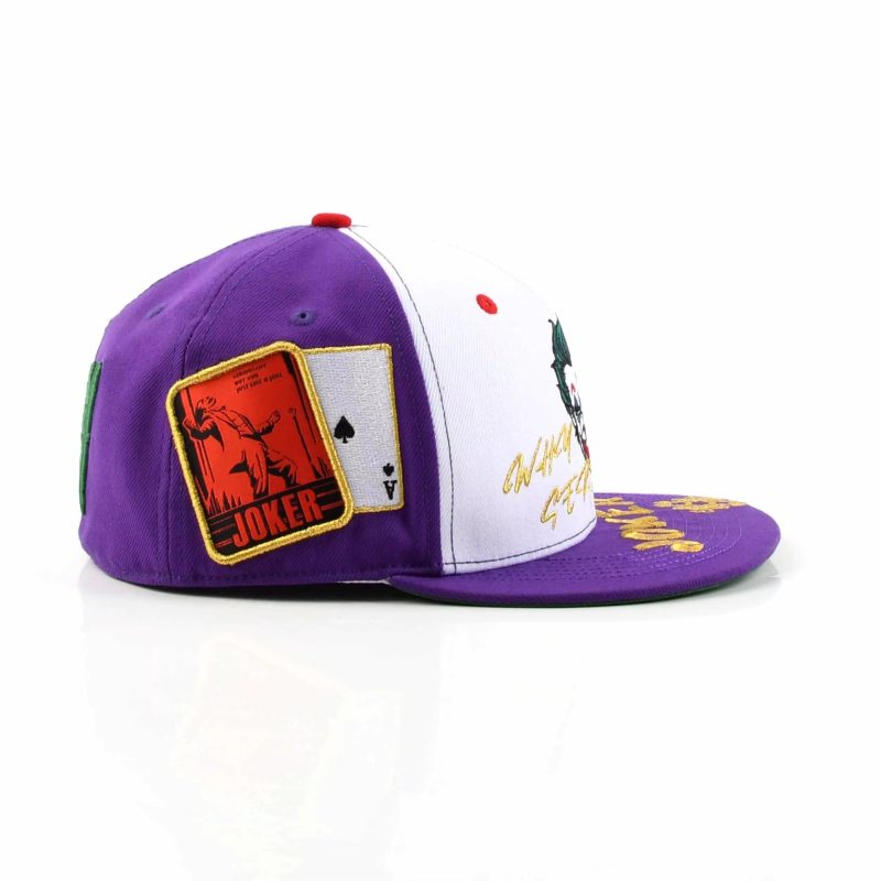 Hip-Hop Street Culture Clown Embroidery Color-Block Unisex Flat-Brim Baseball Cap – Trendy Statement Headwear! - Image 5