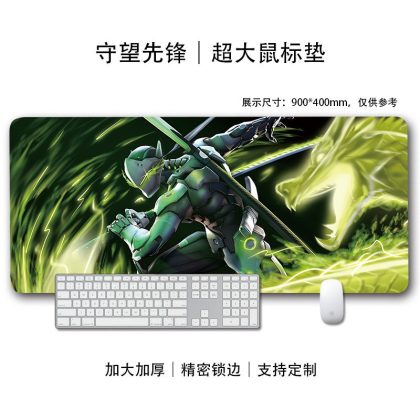 Overwatch Genji Oversized Gaming Mouse Pad - Large Desk Mat for Office & Gaming