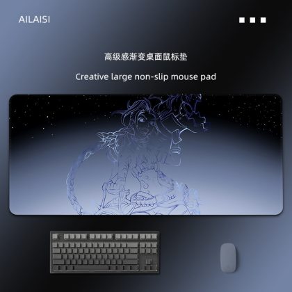 Sailor Moon Large Mouse Pad - Official Anime Gradient Print, Extra Thick Waterproof Gaming Desk Mat, Usagi Tsukino Fan Gift