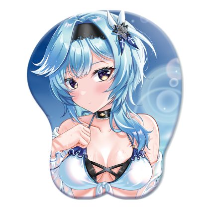 Genshin Impact Eula 3D Silicone Wrist Rest Mouse Pad - Soft & Comfortable for Office
