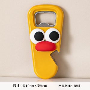 Bart Simpson Cartoon Bottle Opener, 3D Eye Red Mouth Pop Art Can Opener, Novelty Kitchen Bar Tool for Beer & Wine Bottles