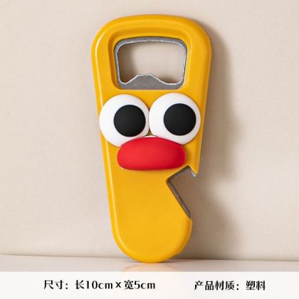 Bart Simpson Cartoon Bottle Opener, 3D Eye Red Mouth Pop Art Can Opener, Novelty Kitchen Bar Tool for Beer & Wine Bottles
