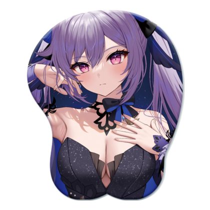 Genshin Impact Fischl 3D Silicone Wrist Rest Mouse Pad - Soft & Comfortable for Office