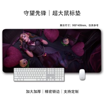 Overwatch D.Va (Black Cat Skin) Oversized Gaming Mouse Pad - Large Desk Mat for Office & Gaming