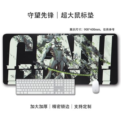 Overwatch Genji Oversized Gaming Mouse Pad - Large Desk Mat for Office & Gaming