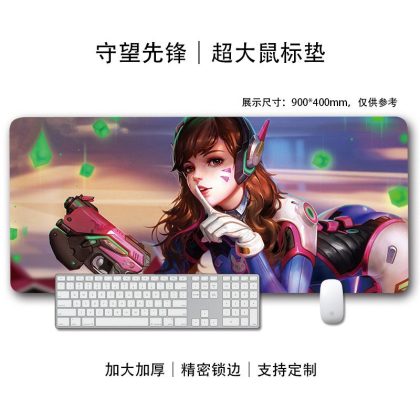 Overwatch D.Va Oversized Gaming Mouse Pad - Large Desk Mat for Office & Gaming
