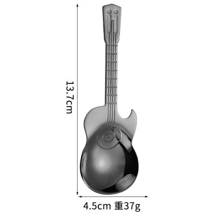 Creative Guitar - Shaped Bottle Opener – Portable Stainless Steel Beer Opener, Unique Kitchen & Bar Accessory & Ideal Gift