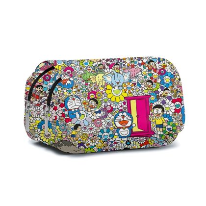 Adorable Doraemon Double-Layer Pencil Case - Cartoon Print School Supply for Students