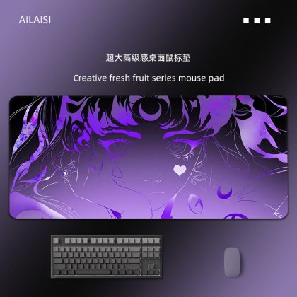 Sailor Moon Anime Mouse Pad - Large Gradient Print, Thickened Waterproof Desk Mat, Usagi Tsukino Official Design