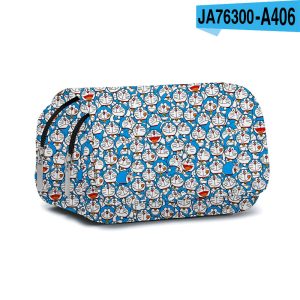 Magic 3D Doraemon Double-Layer Pencil Case - Cartoon Print School Supply for Students with Pop-Up Effect