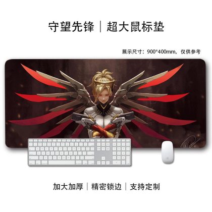 Overwatch Mercy Oversized Gaming Mouse Pad - Large Desk Mat for Office & Gaming