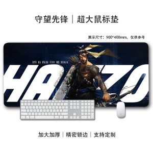 Overwatch Hanzo XXL Gaming Mouse Pad – Extra Large Desk Mat for PC Gaming & Work, Precision Control with Premium Build