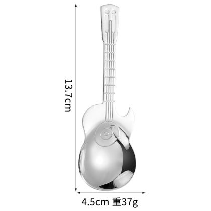 Creative Guitar - Shaped Stainless Steel Bottle Opener - Portable Beer Opener & Unique Table Decor