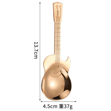 Unique Guitar - Shaped Portable Beer Opener | Silver Creative Metal Bottle Opener for Home, Bar & Parties (Music Lover Gift)