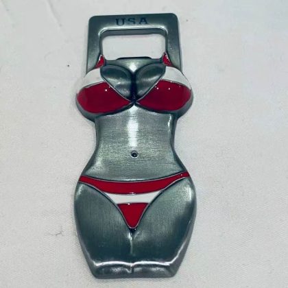 Sexy Bikini - Shaped Metal Bottle Opener | Creative Portable Beer Opener for Bar/Party Decor (USA - Inspired Design)