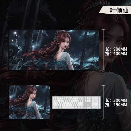 Sexy Fairy Chinese - style Anime Mouse Pad - Gorgeous Beauty, Extra - large Office Desk Pad