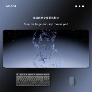 Jinx Anime Mouse Pad – Extra-Large, Thickened & Gradient Print! Must-Have for Arcane Fans!