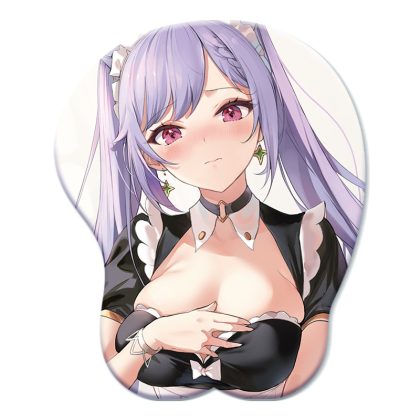 Genshin Impact Keqing 3D Silicone Wrist Rest Mouse Pad - Soft & Comfortable for Office