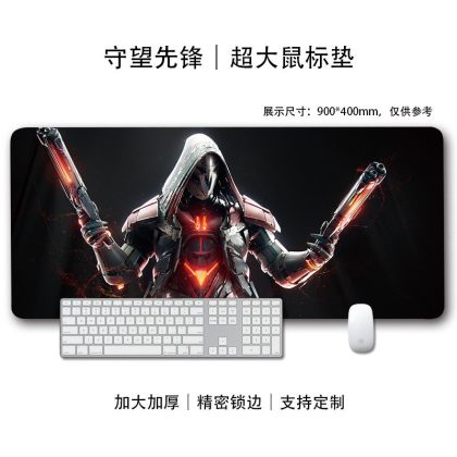 Overwatch Reaper Epic Oversized Gaming Mouse Pad - Large Desk Mat for Office & Gaming