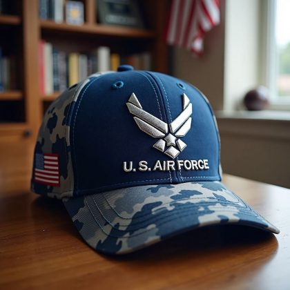 4th of July Blue Baseball Cap - Stylish Outdoor Visor Hat for Sun Protection, Patriotic Summer Sun Hat for Men & Women