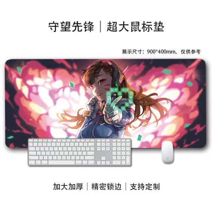 Overwatch D.Va Oversized Gaming Mouse Pad - Large Desk Mat for Office & Gaming