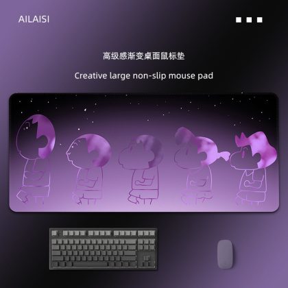 Crayon Shin-chan Anime Mouse Pad – Extra-Large, Thickened with Gradient Print! Must-Have for Shin-chan Fans!