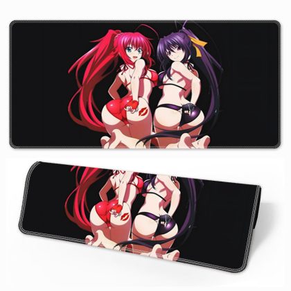 Oversized Sexy Anime Girls Gaming Mouse Pad - Lock - stitched & Smooth for Esports and Desk Decor