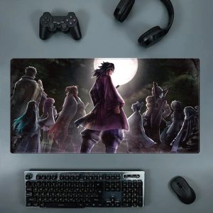 Demon Slayer Giyu Tomioka & Hashira Group Moonlit Extra Large Anime Gaming Mouse Pad - Oversized Desk Mat for Computer Keyboard, Gamer & Office