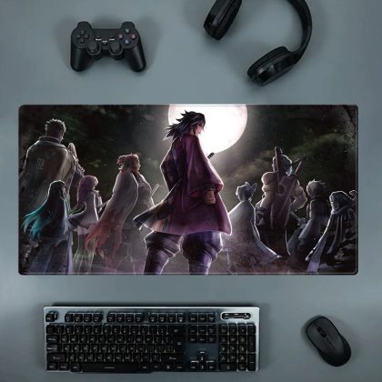 Demon Slayer Giyu Tomioka & Hashira Group Moonlit Extra Large Anime Gaming Mouse Pad - Oversized Desk Mat for Computer Keyboard, Gamer & Office