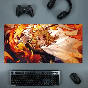 Demon Slayer Tanjiro & Nezuko Kamado Extra Large Anime Gaming Mouse Pad - Oversized Desk Mat for Computer Keyboard, Gamer & Office