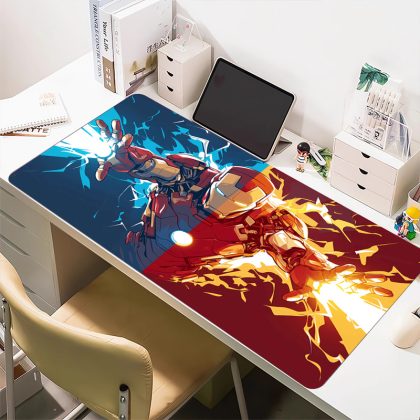 Iron Man Marvel Action-Packed Extra Large Mouse Pad - Cartoon Gaming & Desk Mat for Superhero Enthusiasts | High-Precision, Stylish Desk Pad