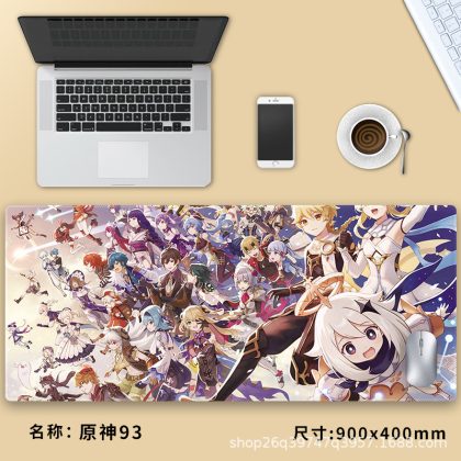 Genshin Impact All - Star Character Collage Extra - Large Gaming Mouse Pad - Ideal for Gamers and Genshin Impact Fans