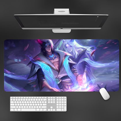 League of Legends Spirit Blossom Aphelios Large Gaming Mouse Pad - Perfect for FPS Games & Office Desk
