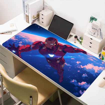 Iron Man Marvel Aerial Dominance Extra Large Mouse Pad - Cartoon Gaming & Desk Mat for Superhero Enthusiasts | High-Precision, Stylish Desk Pad