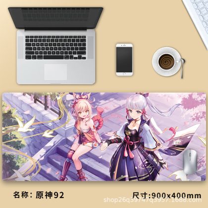 Genshin Impact Yoimiya & Ayaka Extra - Large Gaming Mouse Pad - Perfect for Gamers and Genshin Impact Fans