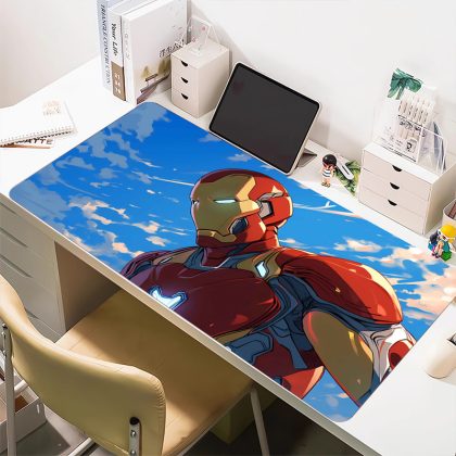 Iron Man Marvel Sky Gaze Extra Large Mouse Pad - Cartoon Gaming & Desk Mat for Superhero Fans | High-Precision, Stylish Desk Pad