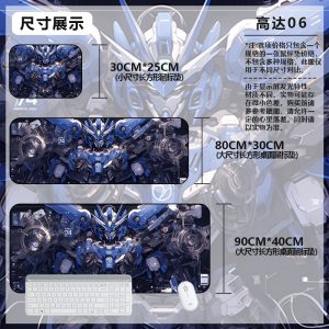Gundam Mecha Extra Large Mouse Pad - Anime Gaming & Keyboard Mat for Mecha Fans | High-Precision, Thick Desk Pad