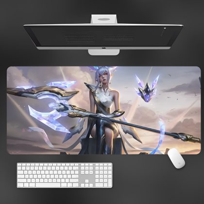League of Legends Crystal Rose Janna Large Gaming Mouse Pad - Ideal for FPS Games & Office Desk
