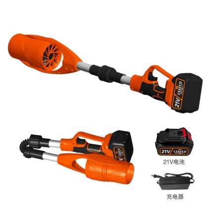 Foldable 21V Cordless Leaf Blower - Powerful Lithium - Ion Garden Blower for Snow & Dust Removal