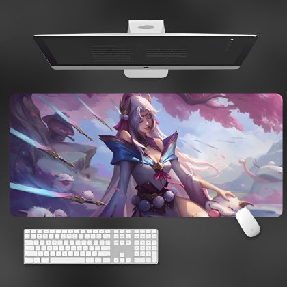 League of Legends Spirit Blossom Irelia Large Gaming Mouse Pad - Perfect for FPS Games & Office Desk