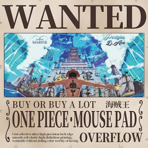 One Piece Portgas D. Ace Marineford Extra - Large Gaming Mouse Pad - Epic Battle Design for Pirates and Gamers