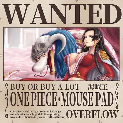 One Piece Boa Hancock Extra - Large Gaming Mouse Pad - Captivating Pirate Empress Design for Fans and Gamers