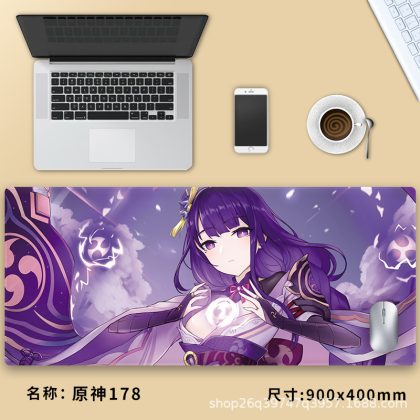 Genshin Impact Raiden Shogun Extra - Large Gaming Mouse Pad - Perfect for Gamers and Genshin Impact Fans