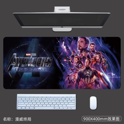Marvel Avengers Endgame Character Collage Extra - Large Gaming Mouse Pad - Perfect for Gamers and Marvel Fans