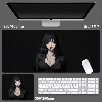 Naruto Hinata Hyuga Extra Large Anime Gaming Mouse Pad, Premium Desk Mat for Keyboard & PC, 2D Anime Character Desk Pad for Gamers & Office Use