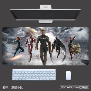 Marvel Avengers Team Captain America, Iron Man & More Extra - Large Gaming Mouse Pad - Perfect for Gamers and Marvel Enthusiasts